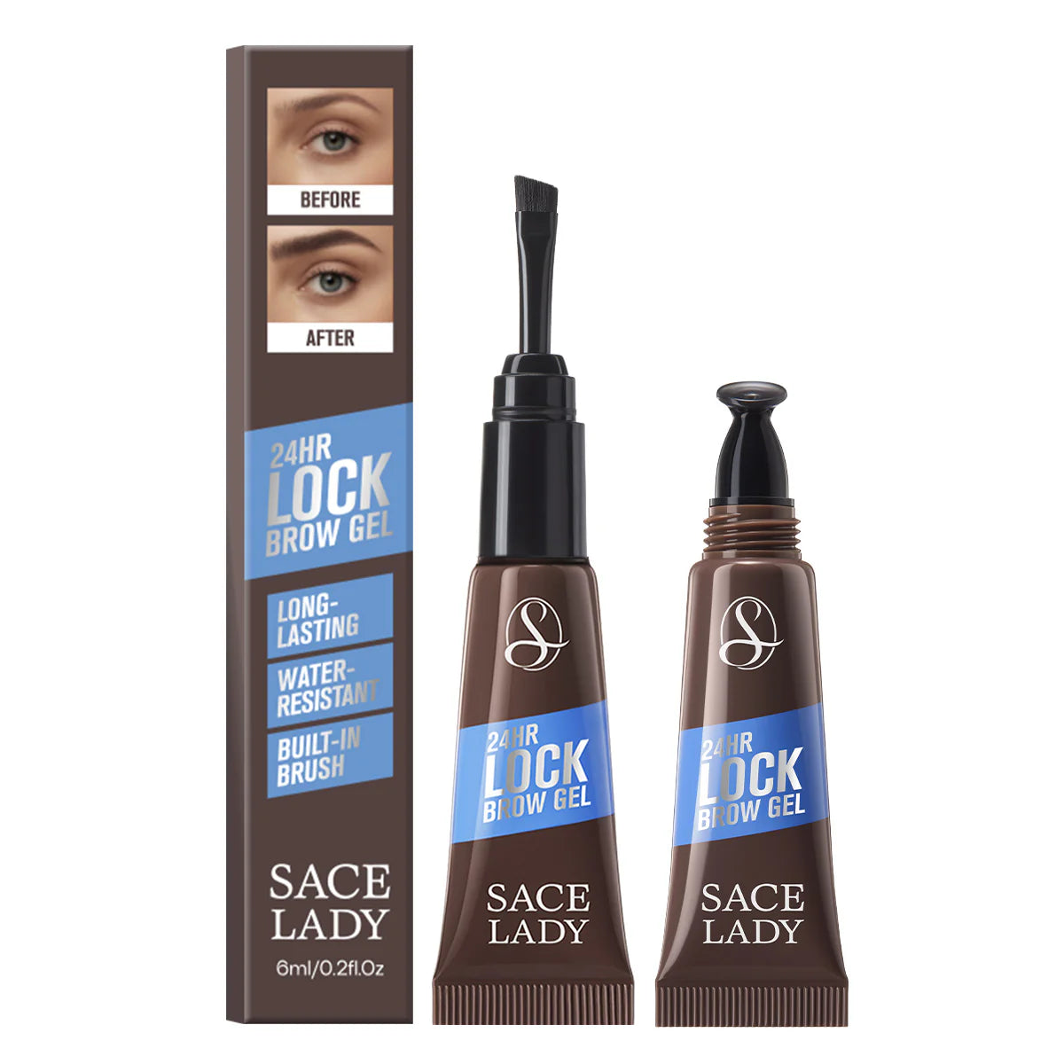 24H Waterproof Lock & Define Eyebrow Gel