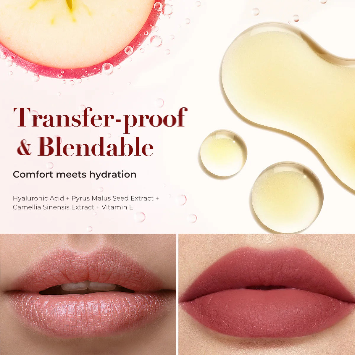 Lip Pudding Cream – Soft Blur Transfer-Proof Lip Color