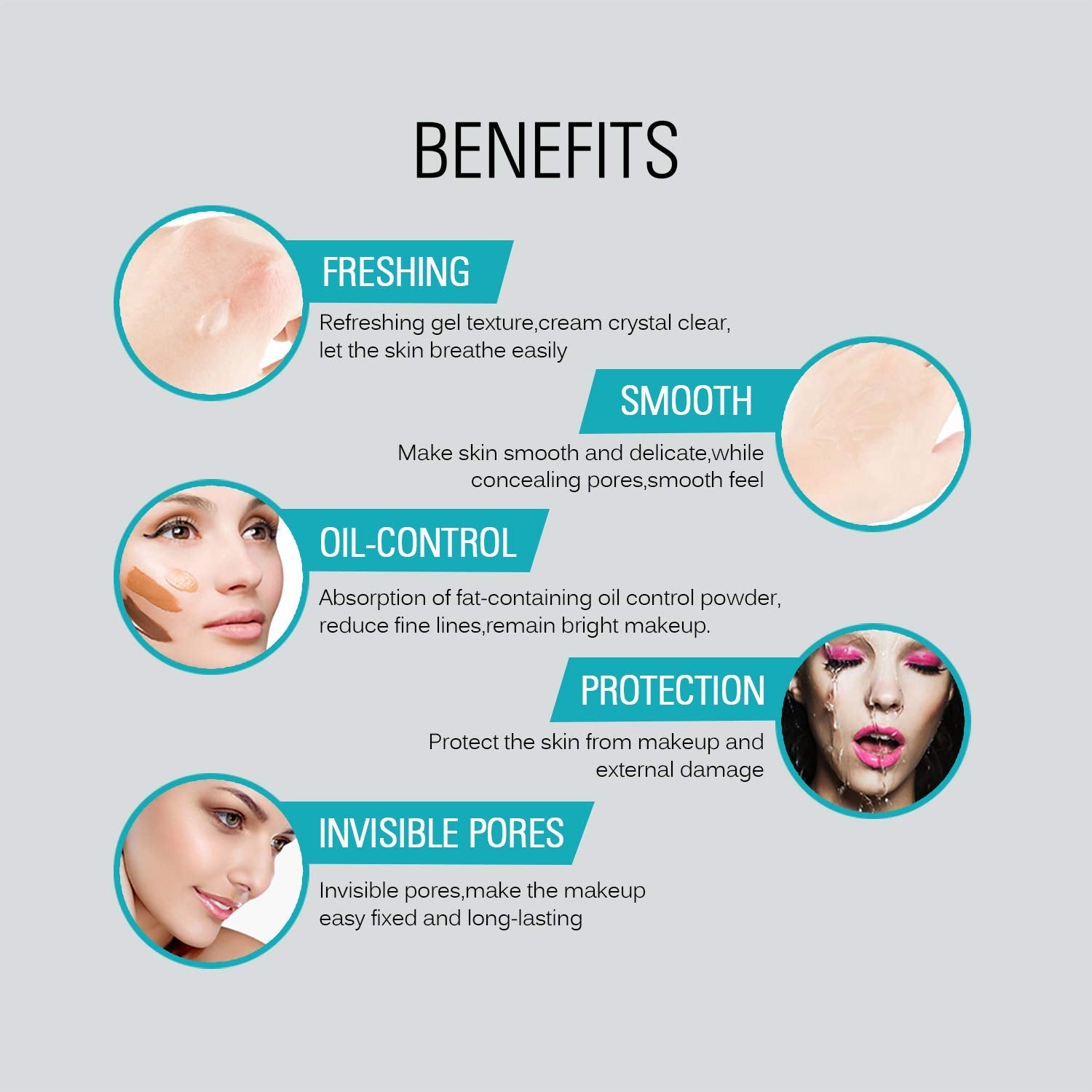 Moisturizing Face Primer- Poreless Matte Base