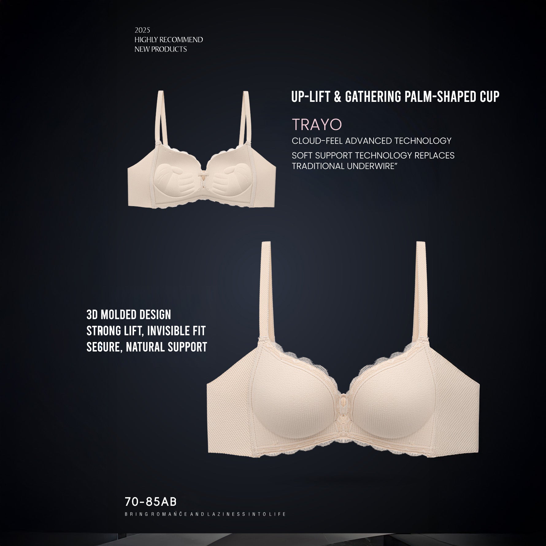 Knit Affection Wire-Free Push-Up Bra & Panty Set