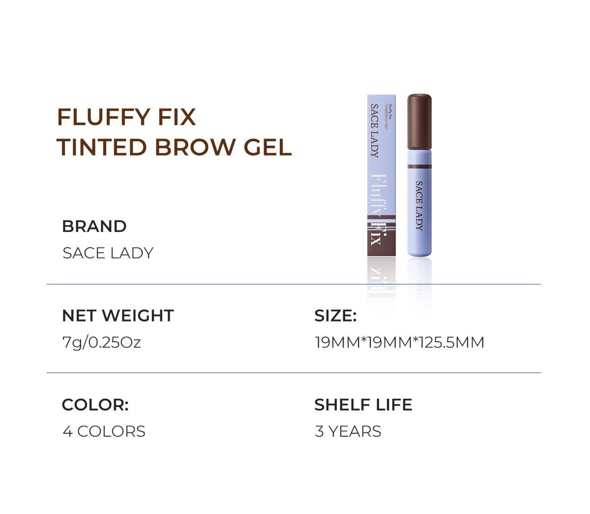 Fluffy Fix Waterproof Tinted Brow Gel