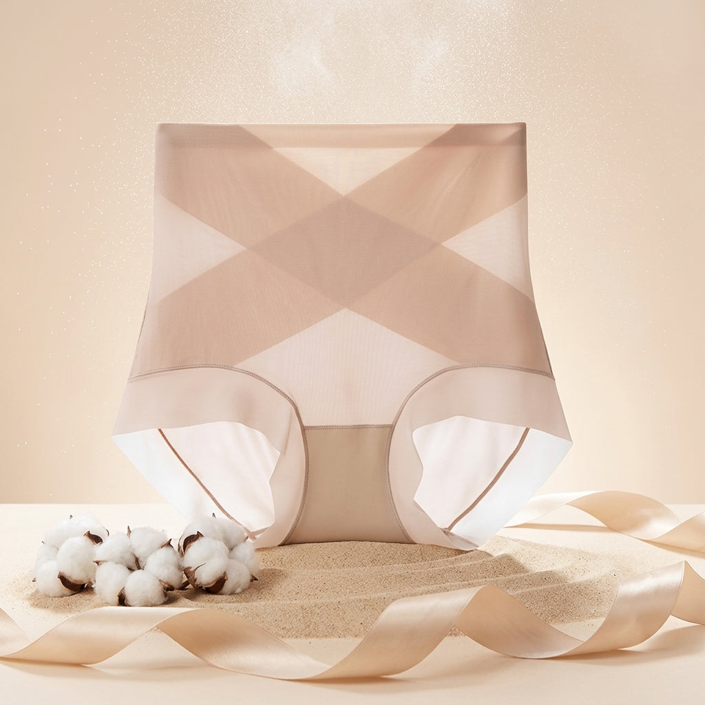 High-Waist Cross-Control Sculpting Panty