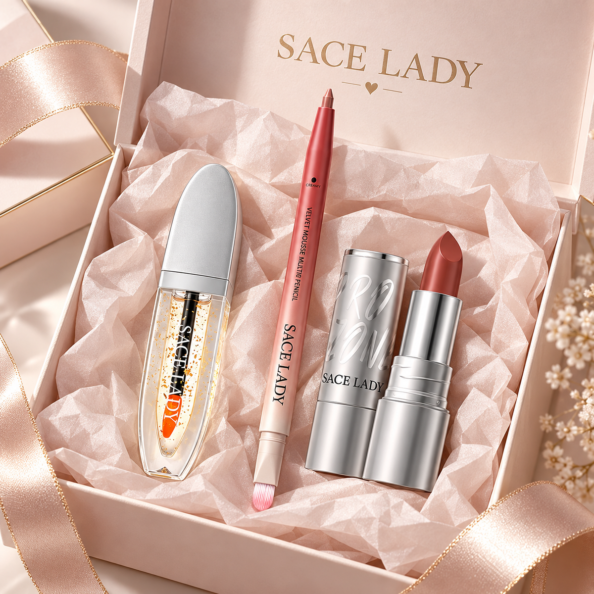 Lip Lover Trio – Matte Lipstick, Lip Liner & Lip Oil Tint