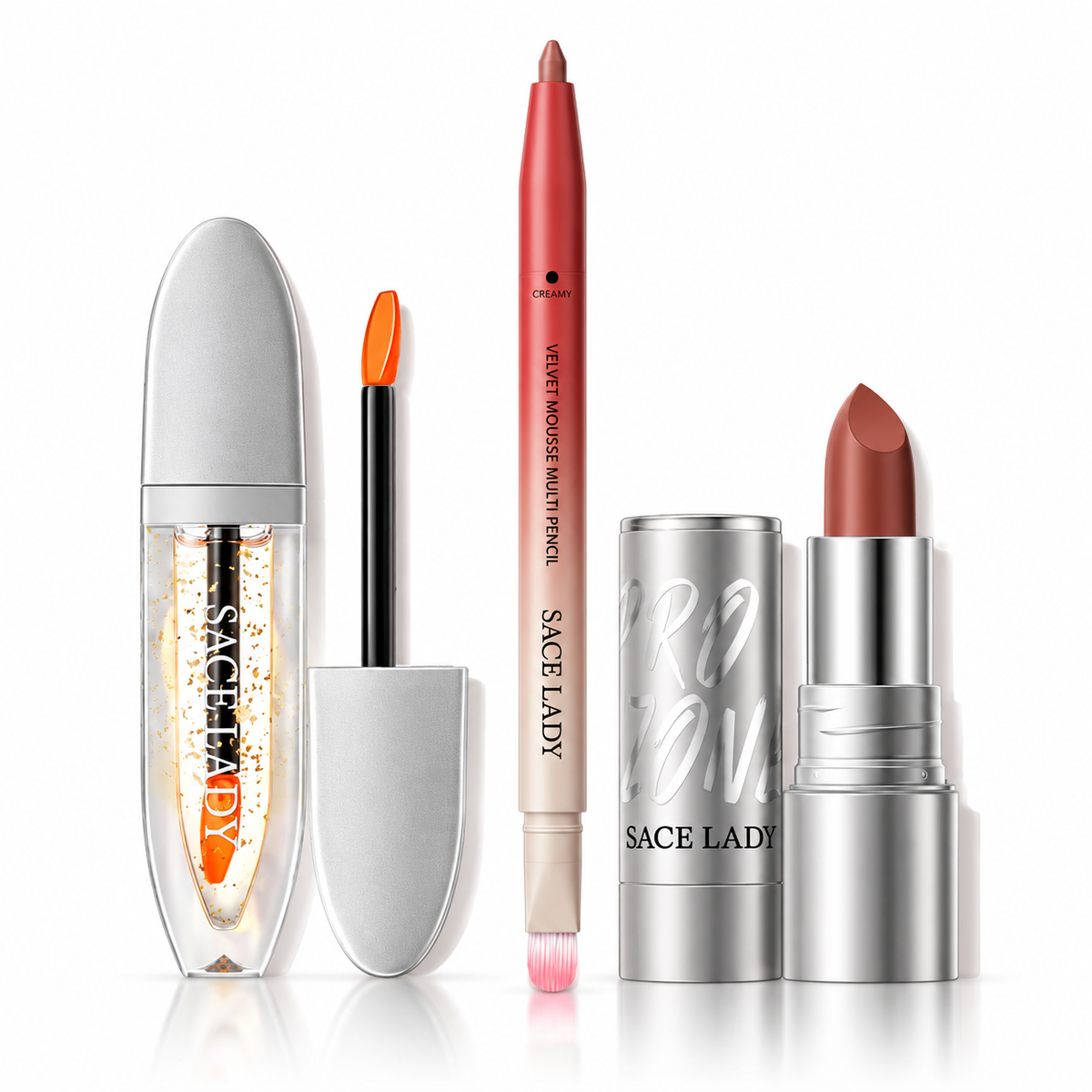 Lip Lover Trio – Matte Lipstick, Lip Liner & Lip Oil Tint