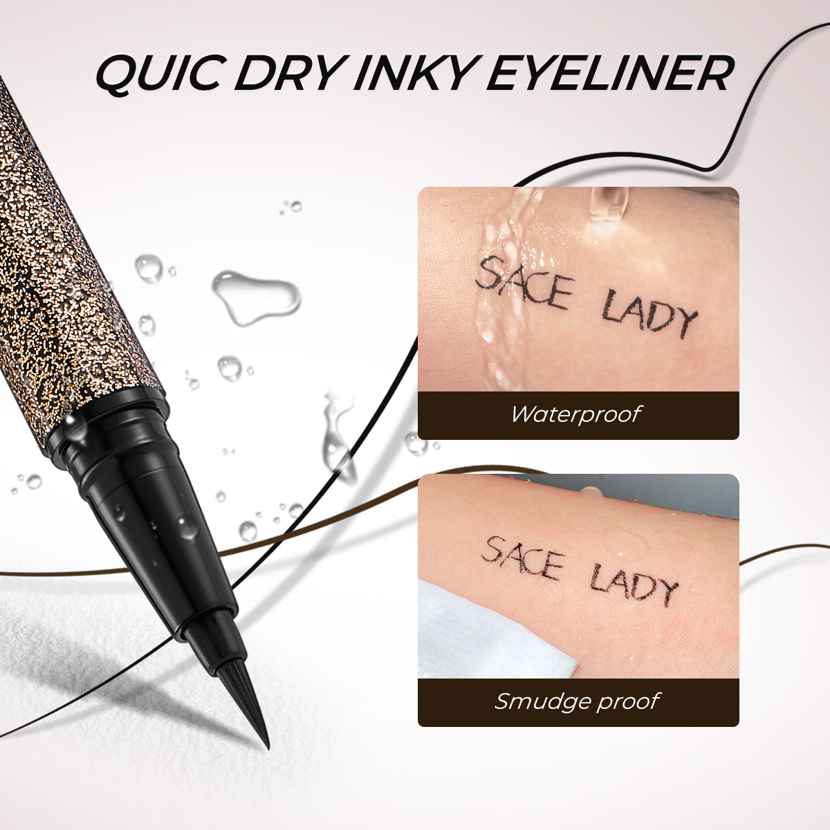 Inky Black Waterproof Matte Liquid Eyeliner