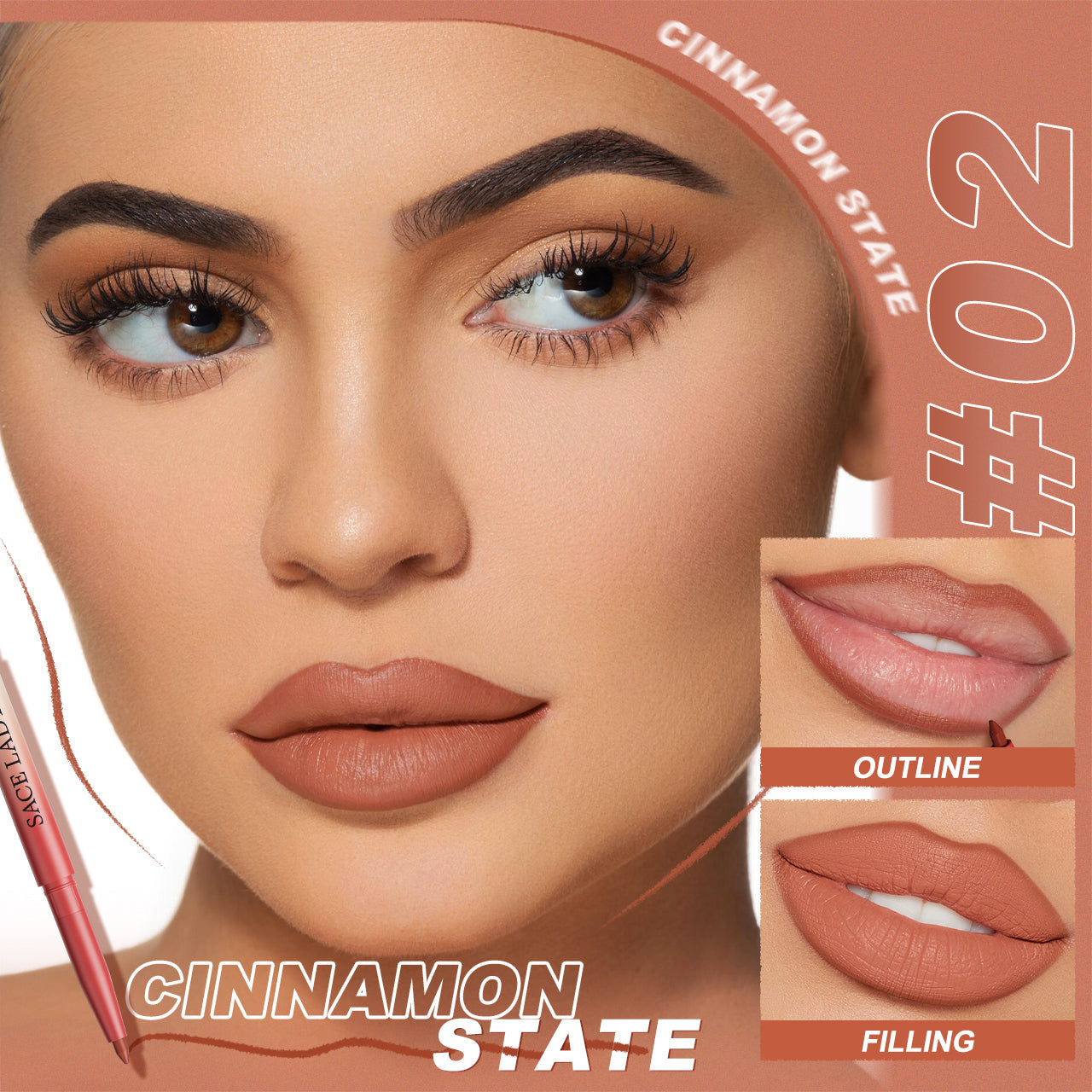 Velvet Matte Lip Liner – High Pigment Precision