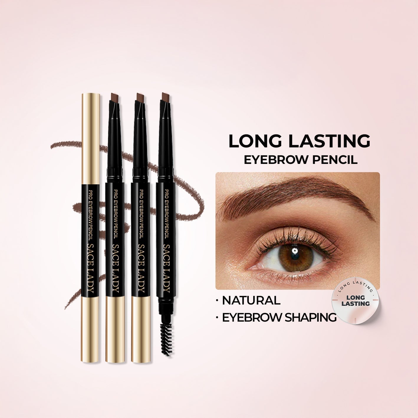 Waterproof Eyebrow Pencil – Natural Brow Definer