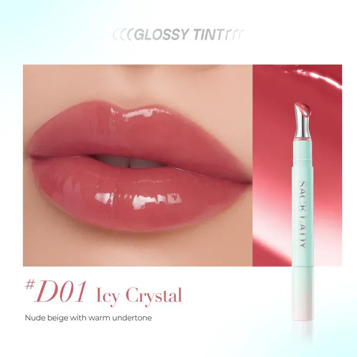 SACE LADY Icy Kiss Glossy Tint – Hydrating High-Shine Lip Tint