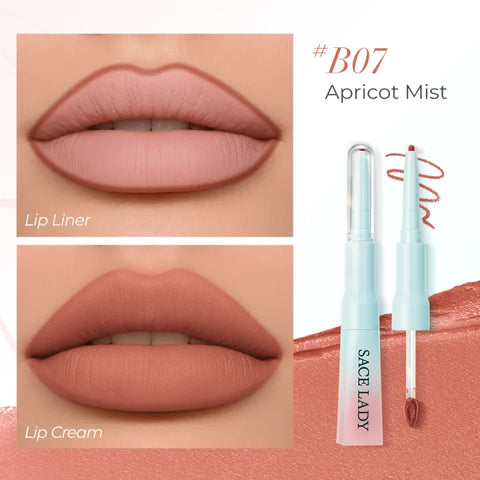 SACE LADY 2-in-1 Lip Cream Booster – Lip Liner & Soft Matte Lip Cream