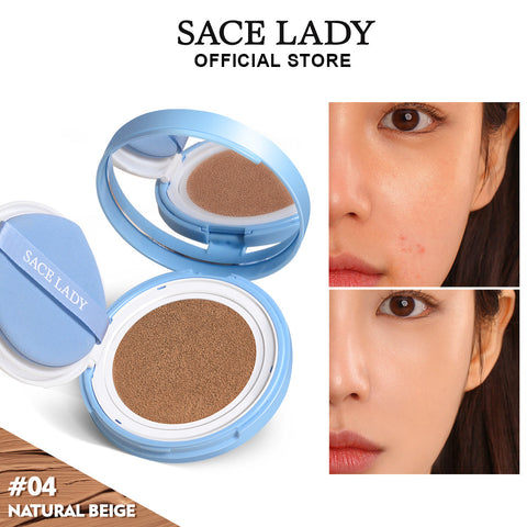 SACE LADY Lasting Waterproof BB Cushion – SPF 50+ PA+++ Oil Control, Natural Matte Finish