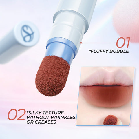 SACE LADY Matte Air Cushion Lip & Cheek Cream – Velvet, Long-Lasting, Non-Sticky, Waterproof