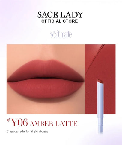 SACE LADY Transfer-Proof Refillable Lip Cream Pen SPF15 – Soft Matte Finish