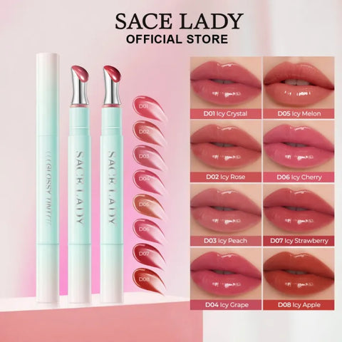 SACE LADY Icy Kiss Glossy Tint – Hydrating High-Shine Lip Tint