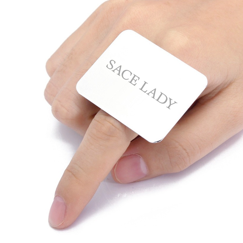 لوحة مكياج SACE LADY المصنوعة من الفولاذ المقاوم للصدأ - مثالية للخلط والمزج!