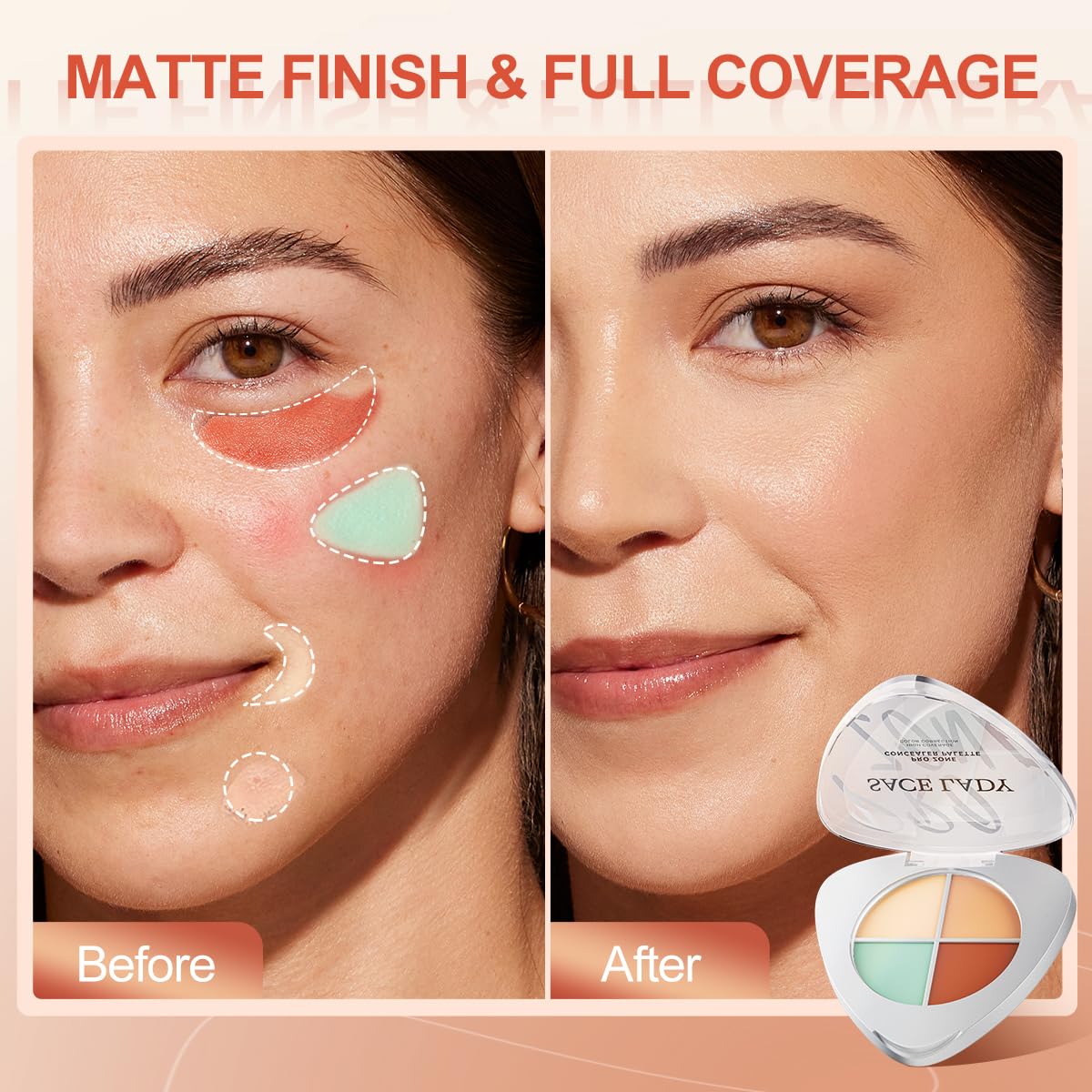 SACE LADY Pro Zone Concealer Palette