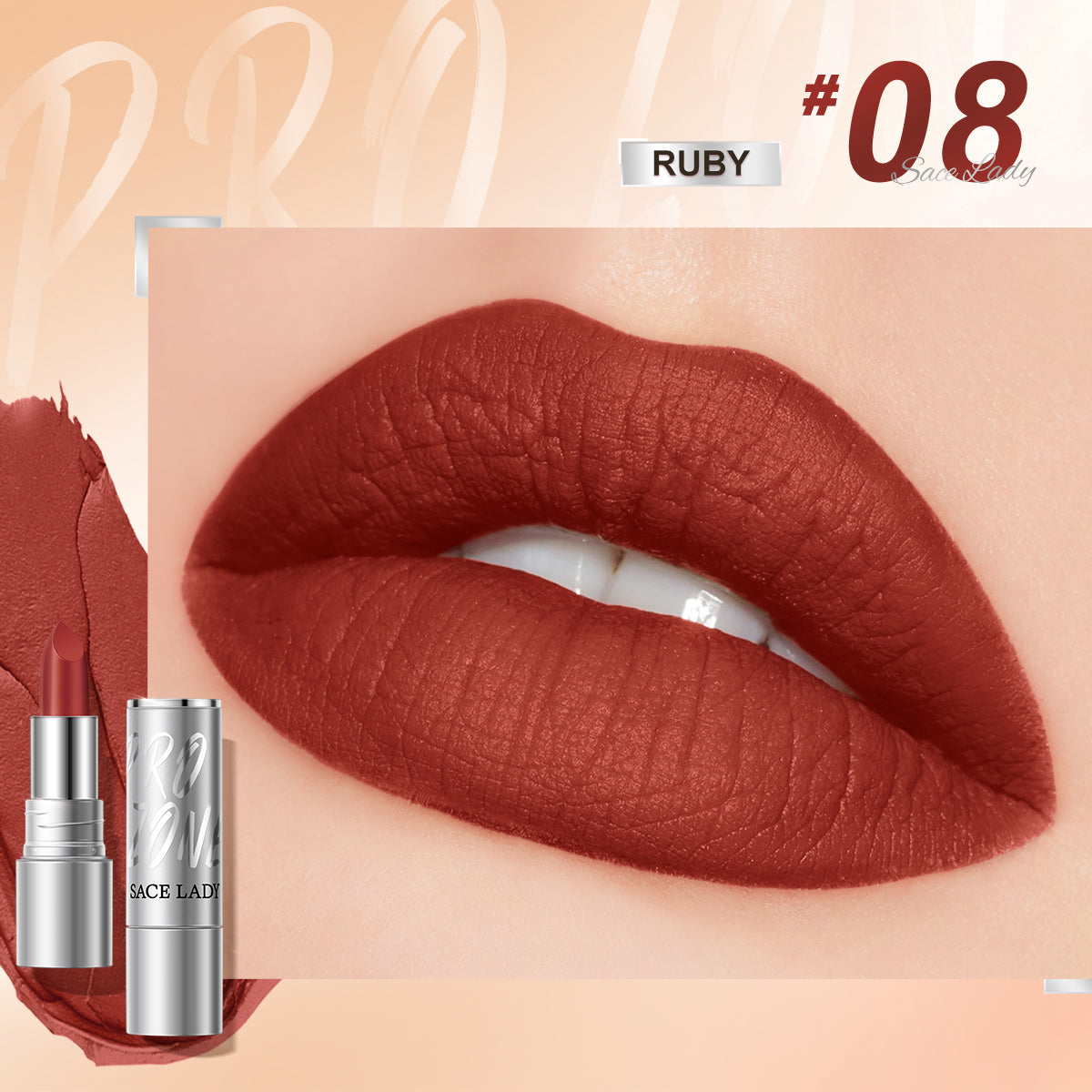 Velvet Matte Lipstick – Long-Wear Finish