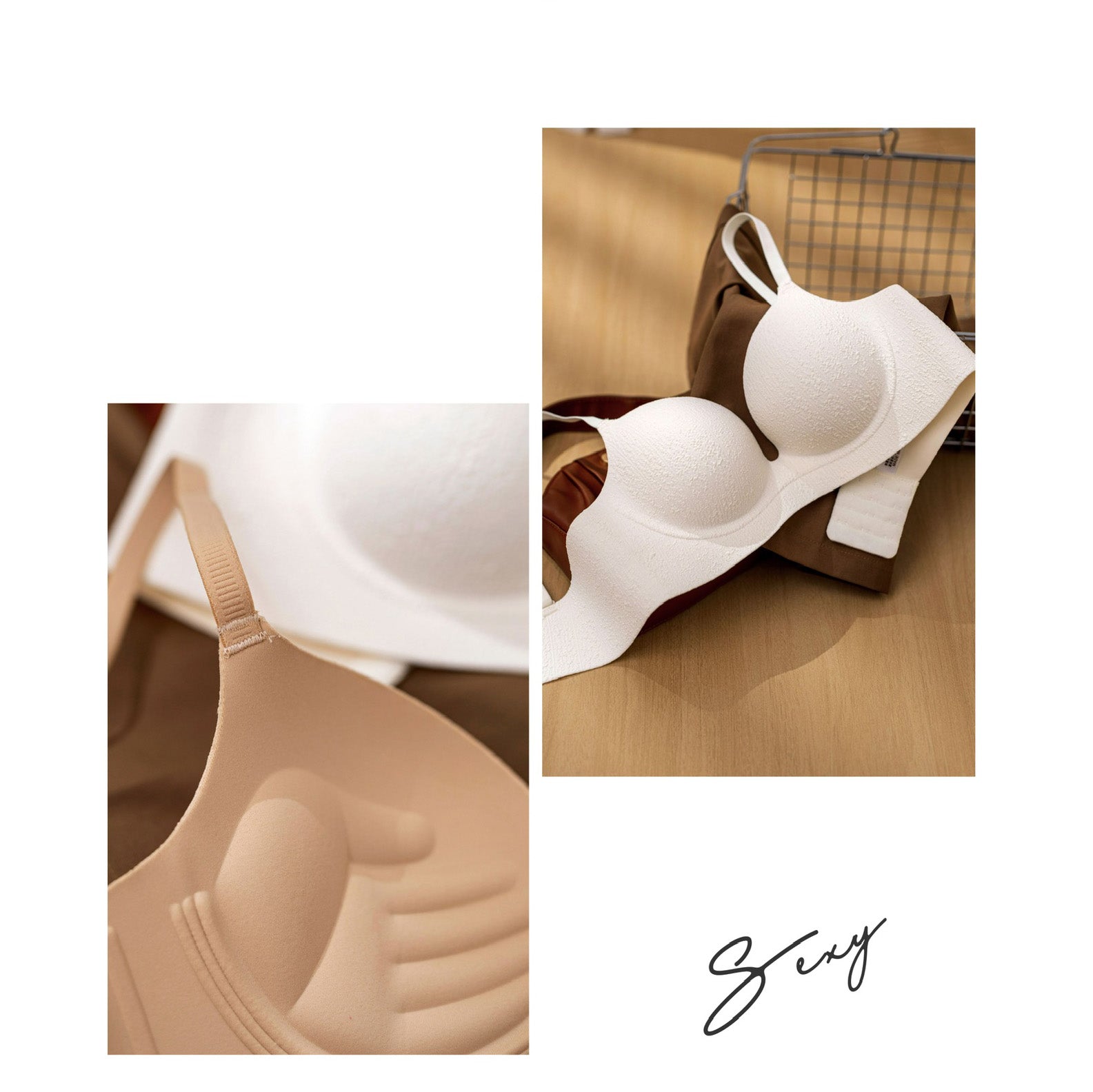 Puff Cup Push-Up Bra