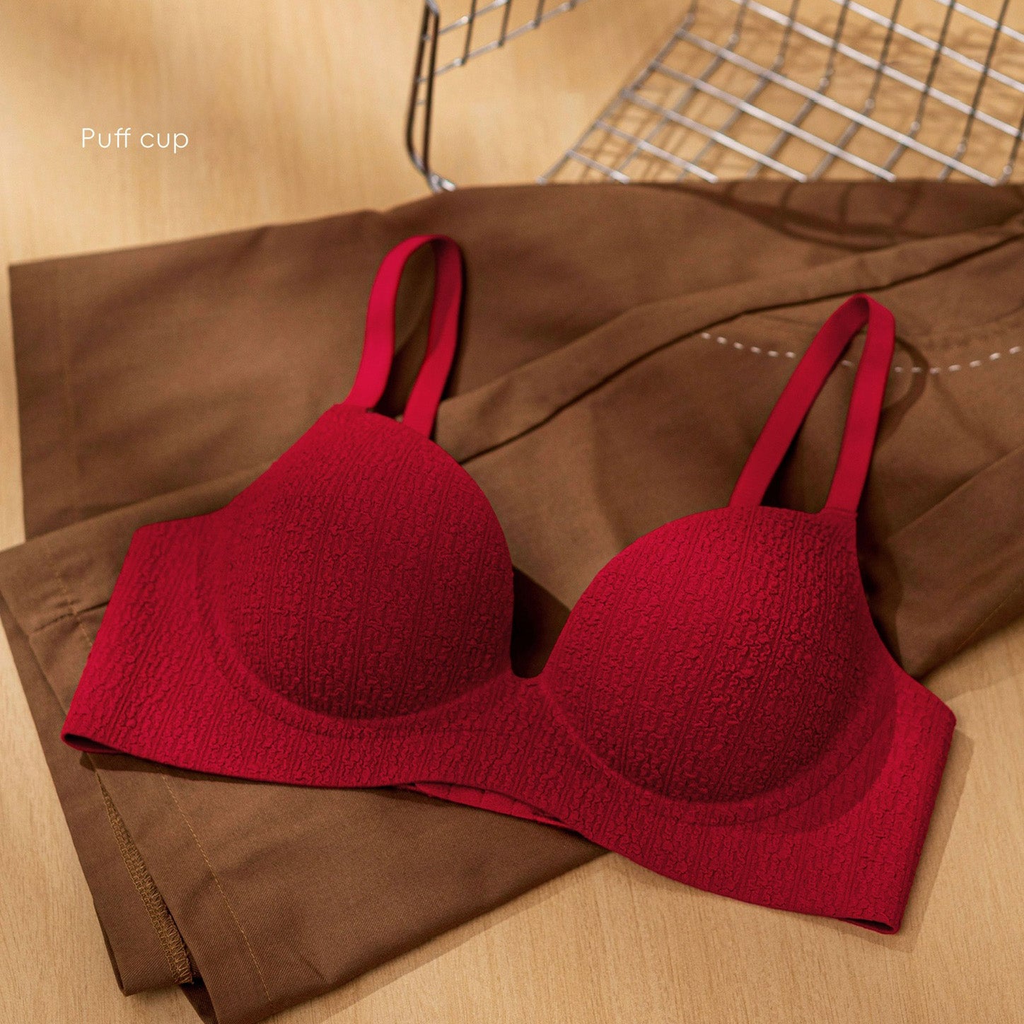 Puff Cup Push-Up Bra