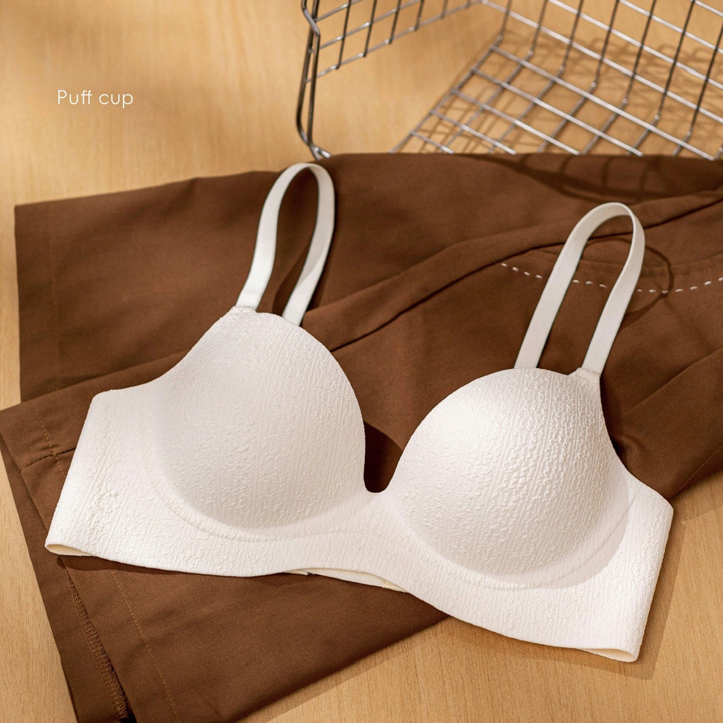 Puff Cup Push-Up Bra