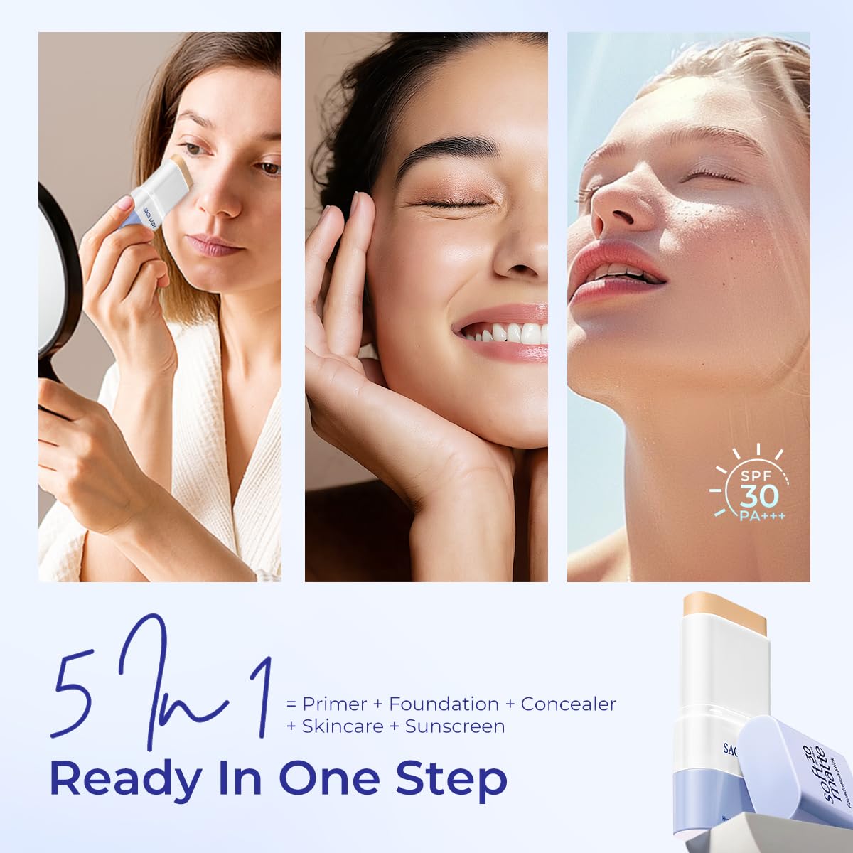 5-in-1 Soft Matte Foundation Stick SPF30