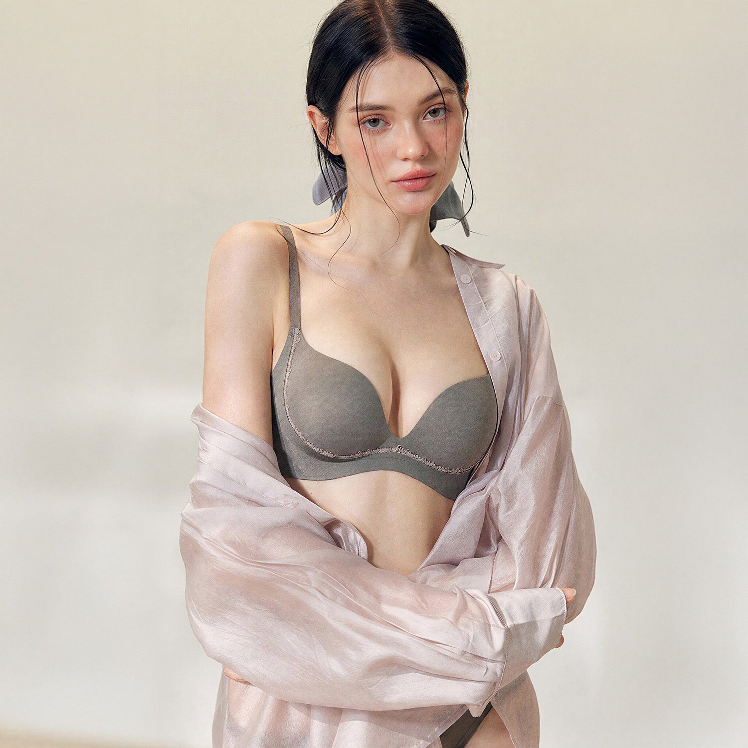 Seamless Push-Up Bra & Panty Set
