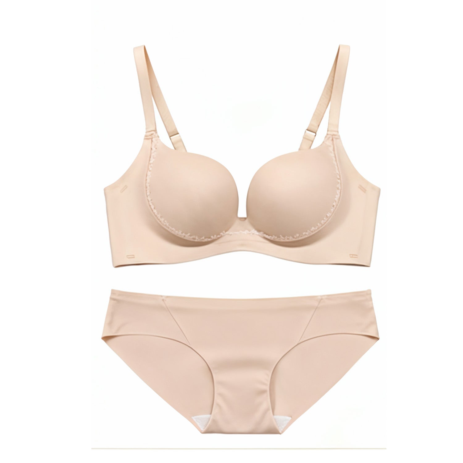 Seamless Push-Up Bra & Panty Set
