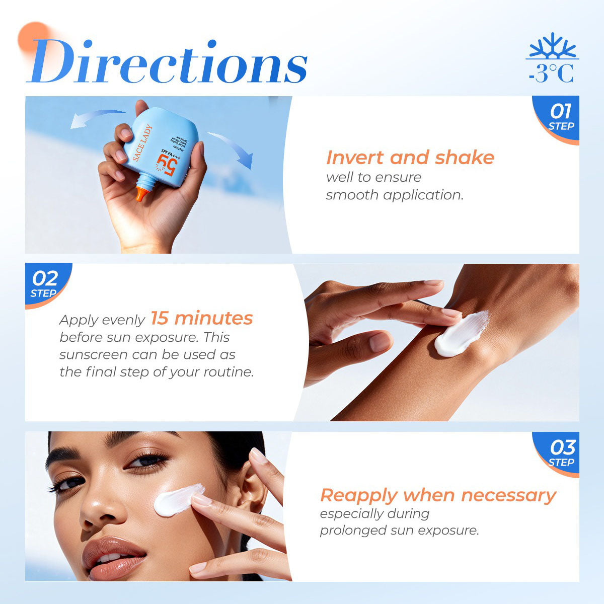 Instant Cooling Watery Serum Sunscreen SPF50 PA+++