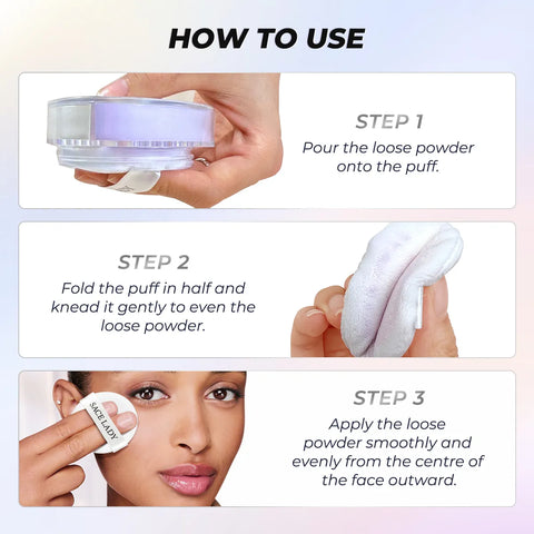 SACE LADY Matte Face Setting Powder – Long-Lasting, Waterproof & Color-Correcting