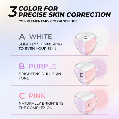 SACE LADY Matte Face Setting Powder – Long-Lasting, Waterproof & Color-Correcting