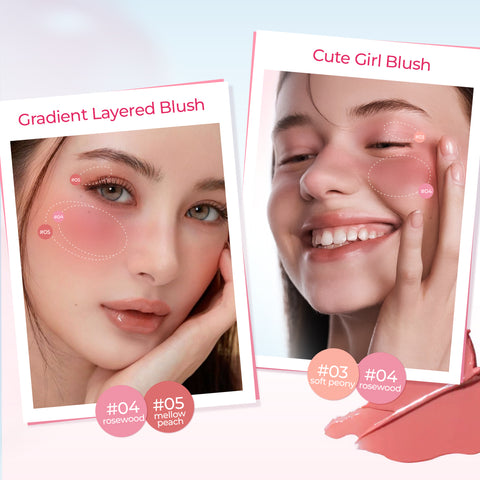 SACE LADY Water-Serum Liquid Blush – Natural Radiant Color for Every Mood