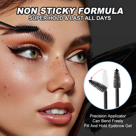 SACE LADY Waterproof Eyebrow Soap Set with Brush, Long Lasting Brow Styling and Shaping Soap