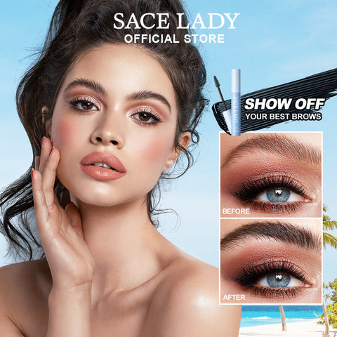 SACE LADY Waterproof Eyebrow Soap Set with Brush, Long Lasting Brow Styling and Shaping Soap