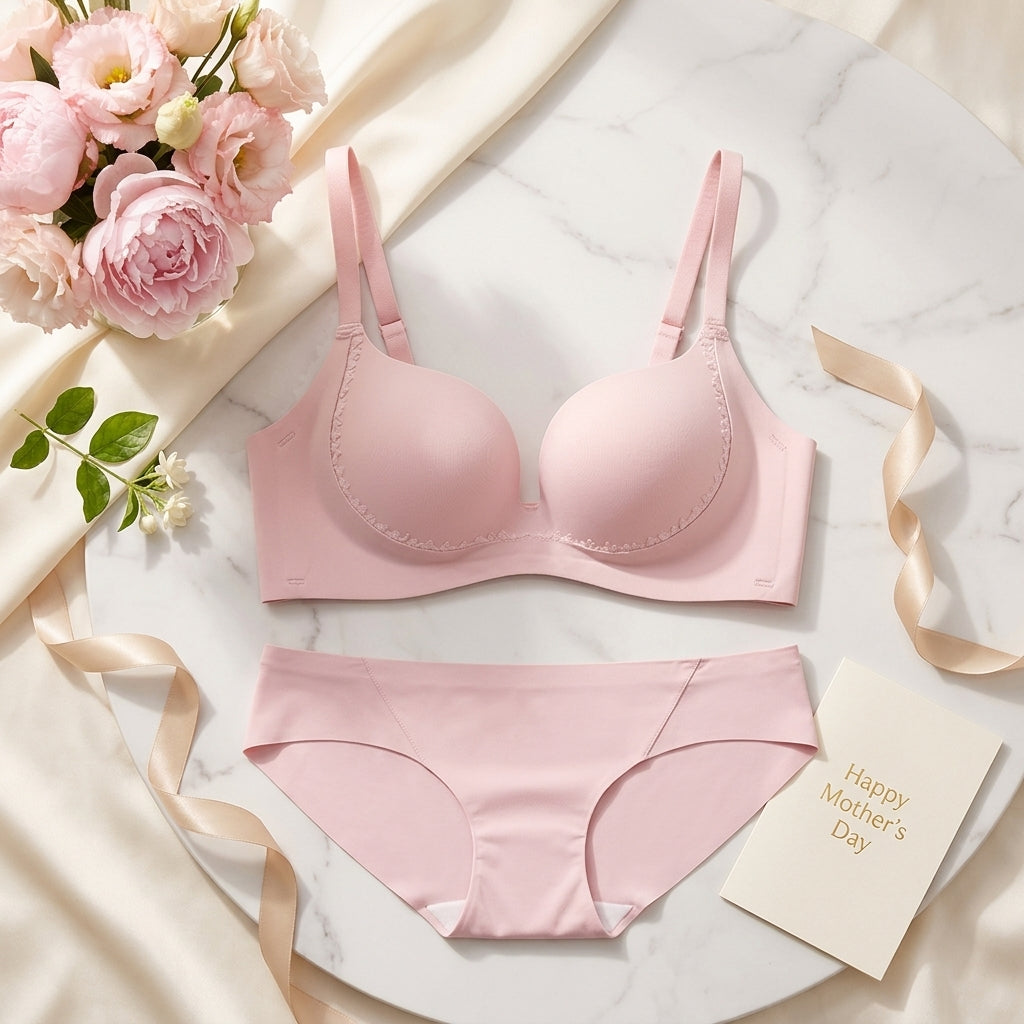 Seamless Push-Up Bra & Panty Set