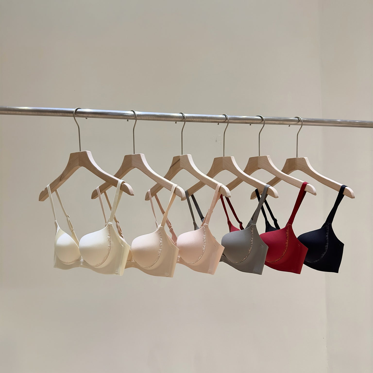 Seamless Push-Up Bra & Panty Set