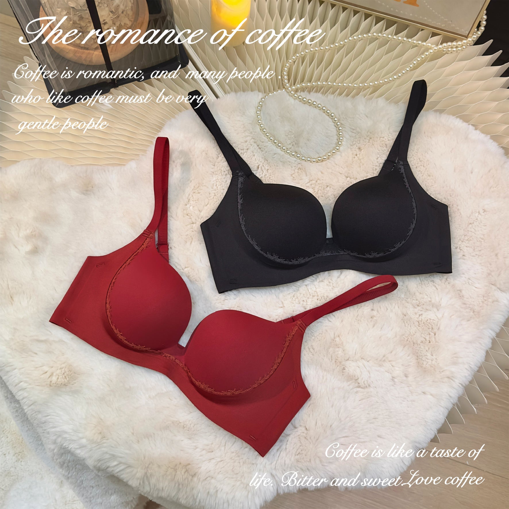 Seamless Push-Up Bra & Panty Set