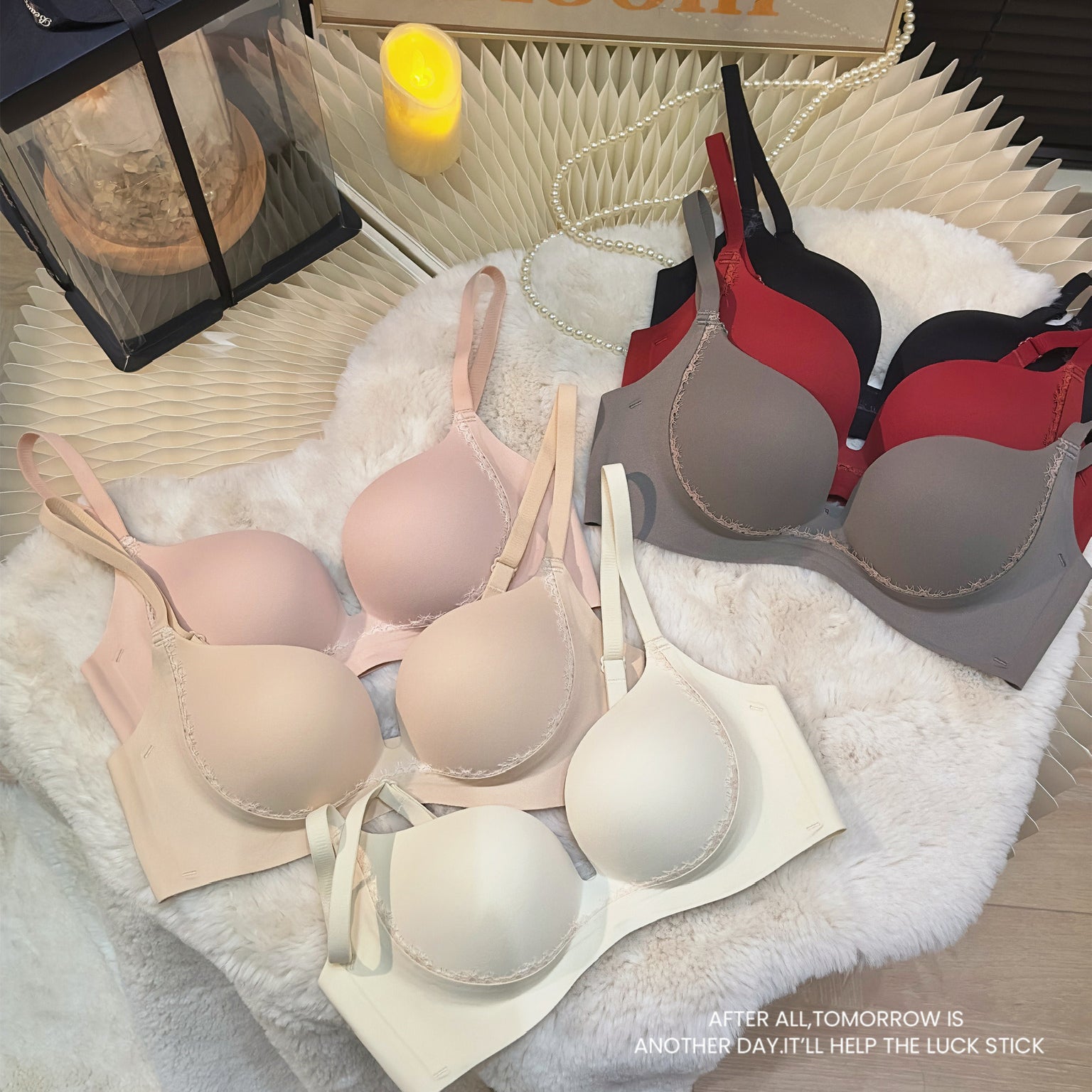 Seamless Push-Up Bra & Panty Set