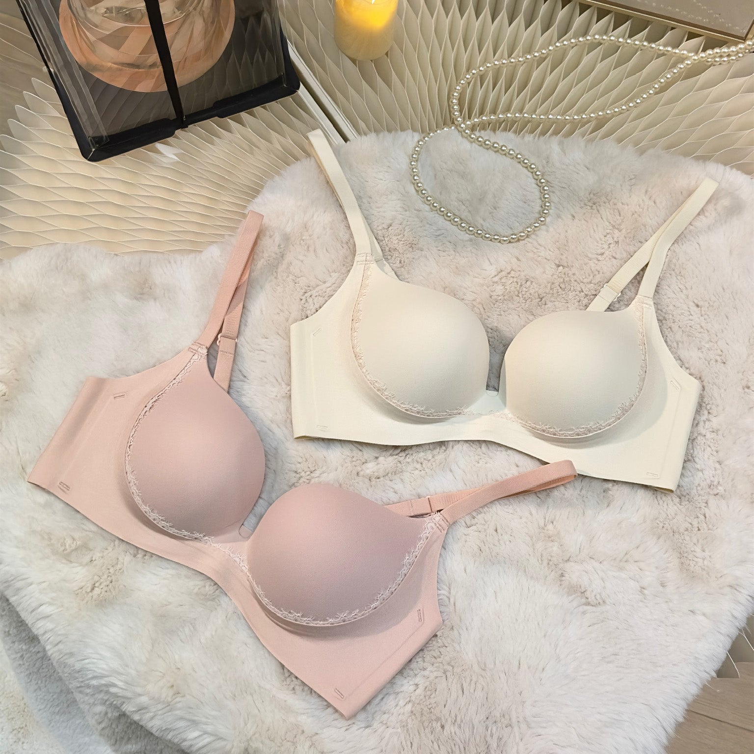 Seamless Push-Up Bra & Panty Set