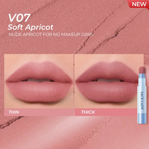 SACE LADY Matte Air Cushion Lip & Cheek Cream – Velvet, Long-Lasting, Non-Sticky, Waterproof