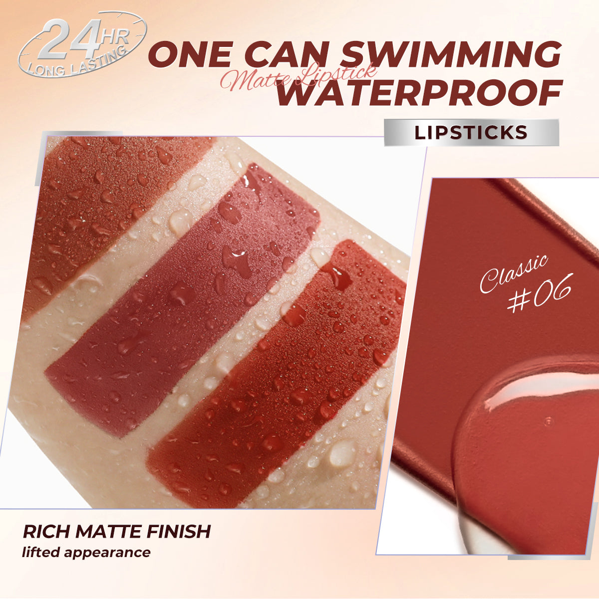 Velvet Matte Lipstick – Long-Wear Finish