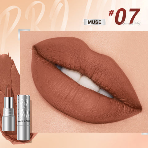 Sace Lady 24H Lasting Matte Lipstick + Waterproof High Pigmented Matte Lip Makeup