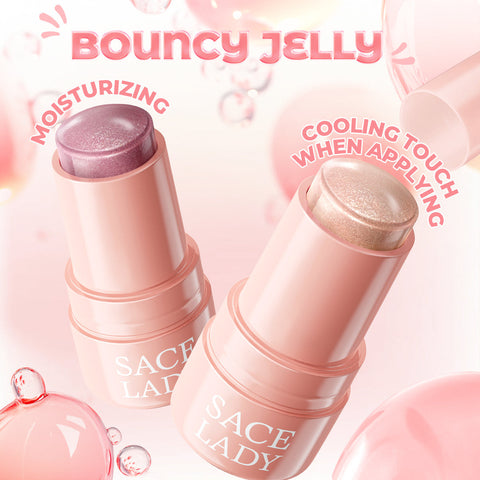 SACE LADY Highlighter Stick – Hydrating Jelly Glow, Long-Lasting Radiance & Multi-Use Shimmer