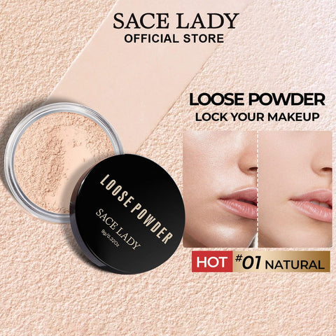 🌟 SACE LADY Oil-Control Loose Setting Powder – Shine-Free Perfection That Lasts All Day!