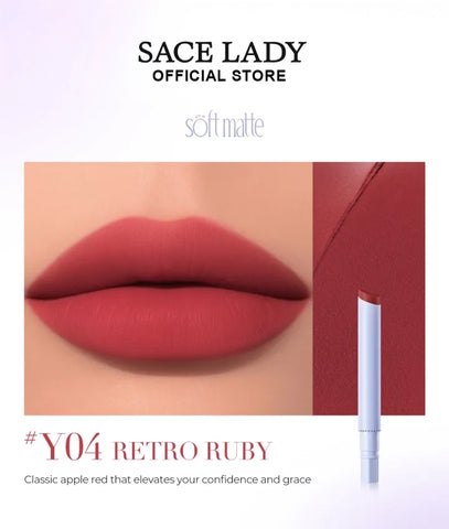 SACE LADY Transfer-Proof Refillable Lip Cream Pen SPF15 – Soft Matte Finish