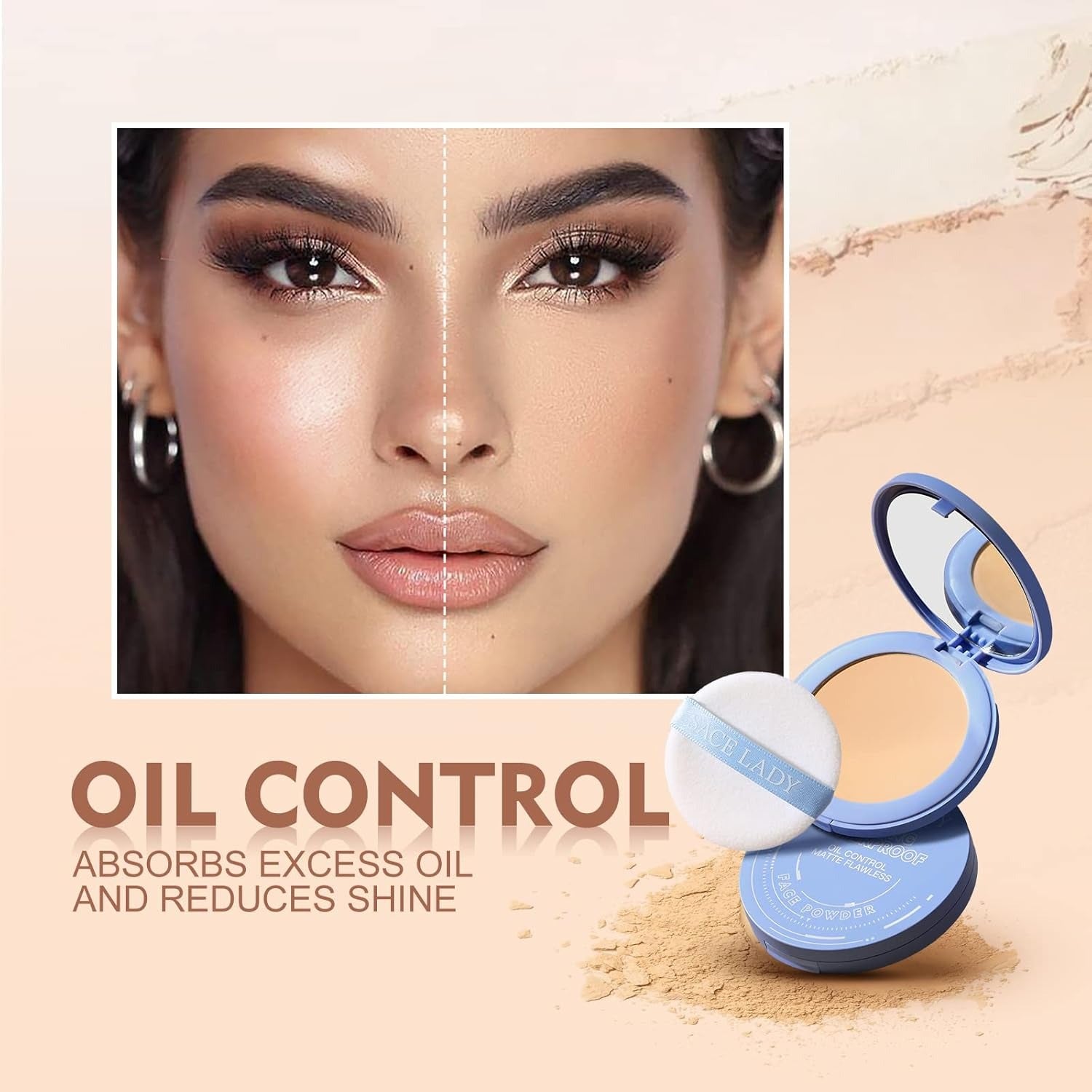 Soft Matte Oil-Control Pressed Face Powder