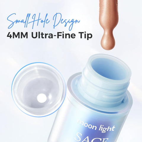 SACE LADY Highlighter Makeup – Blendable & Long-Lasting 3D Liquid Highlight for Face, Eyes & Lips
