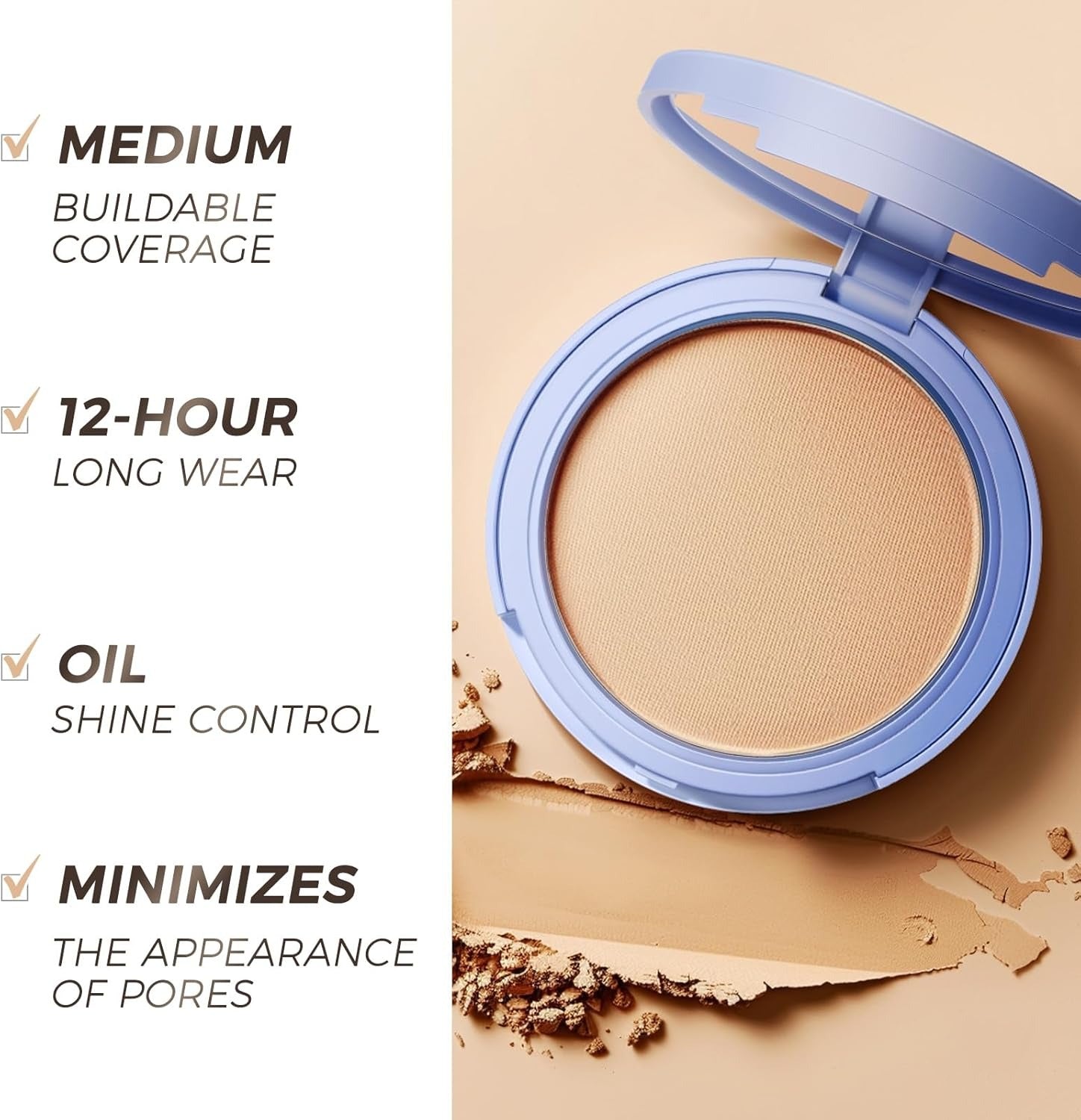 Soft Matte Oil-Control Pressed Face Powder
