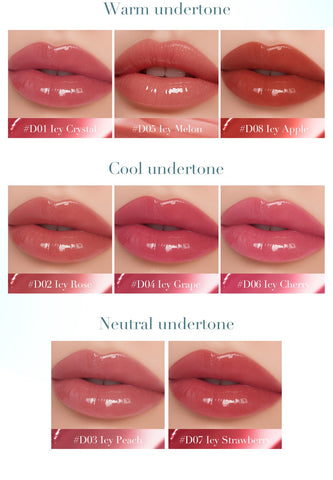 SACE LADY Icy Kiss Glossy Tint – Hydrating High-Shine Lip Tint