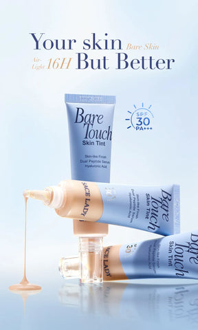 SACE LADY Bare Touch Skin Tint Travel Size - SPF30 PA+++ with Dual Peptide Serum & Breathable Film for Skin-Like Texture