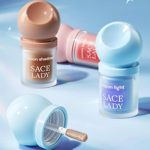 SACE LADY Liquid Contour – Blendable & Long-Lasting 3D Cream Bronzer Makeup for Face, Eyes & Lips