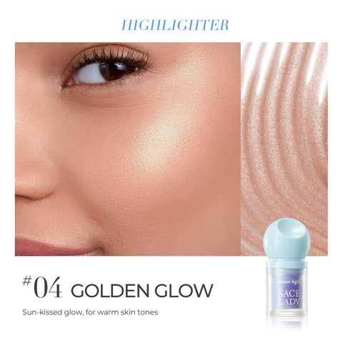 SACE LADY Highlighter Makeup – Blendable & Long-Lasting 3D Liquid Highlight for Face, Eyes & Lips